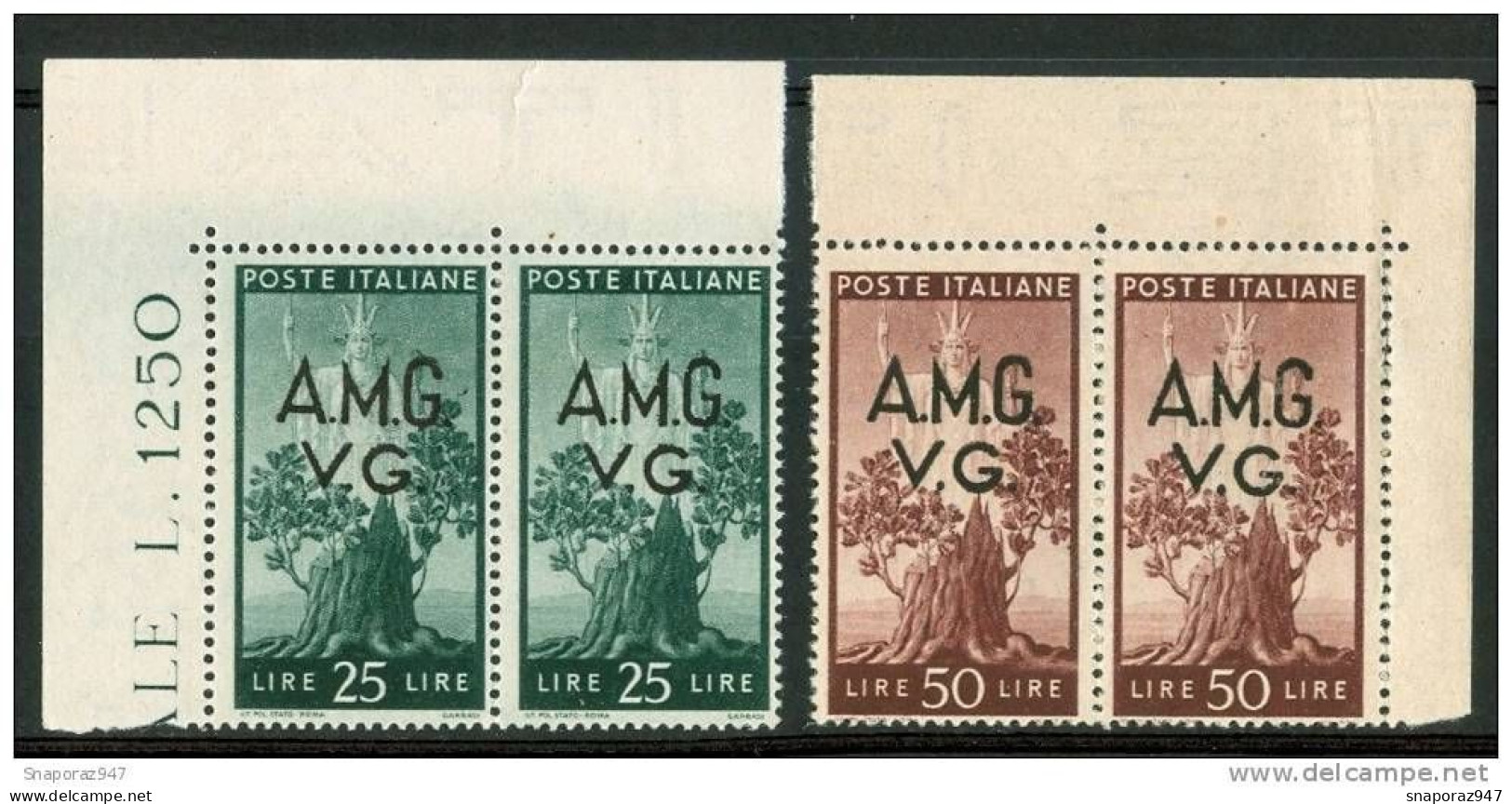 1945 Venezia Giulia Democratica Sas.19/20 MNH** - Ongebruikt