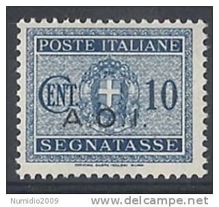 1939-40 AOI SEGNATASSE 10 CENT MNH ** - RR8913 - Africa Oriental Italiana