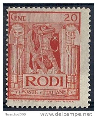 1932 EGEO PITTORICA 20 CENT MH * - RR8916 - Egée