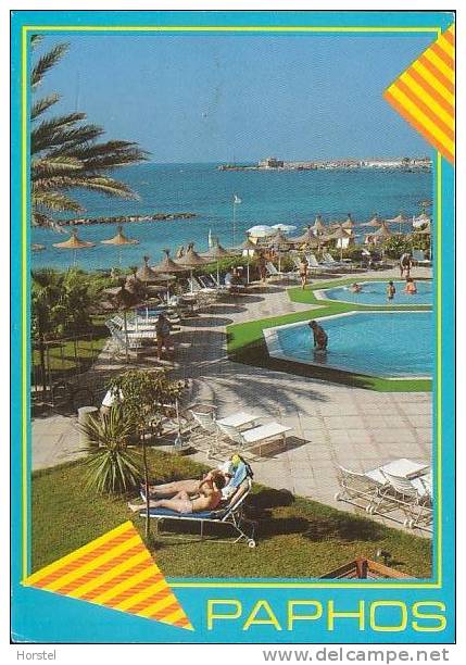 Zypern - Paphos - Beach - Stamps - Chipre