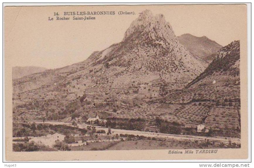 BUIS LES BARONNIES - LE ROCHER SAINT JULIEN - PETIT PLIS D'ANGLE A GAUCHE - Buis-les-Baronnies