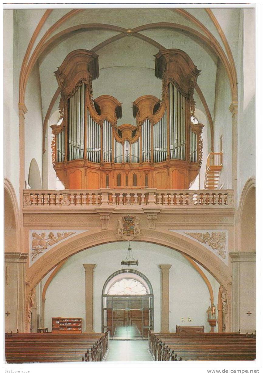 Organ Orgel Orgue -  St. Salvator Prüm / Eifel - Westchor Mit Orgel Orgelprospekt Johann Seitz Orgelwerk Fa Klais Bonn - Prüm