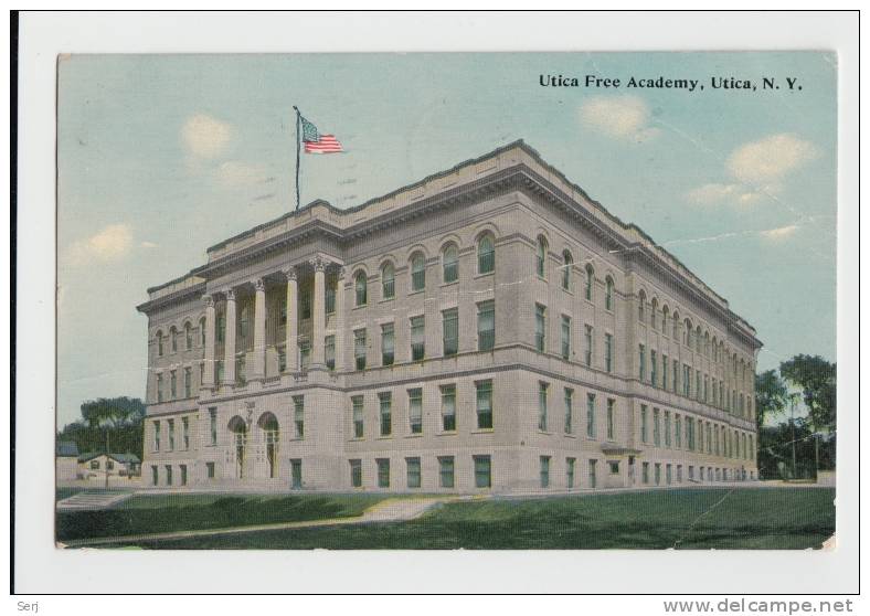 Utica Free Academy. NY New York 1913. Old PC . USA - Utica