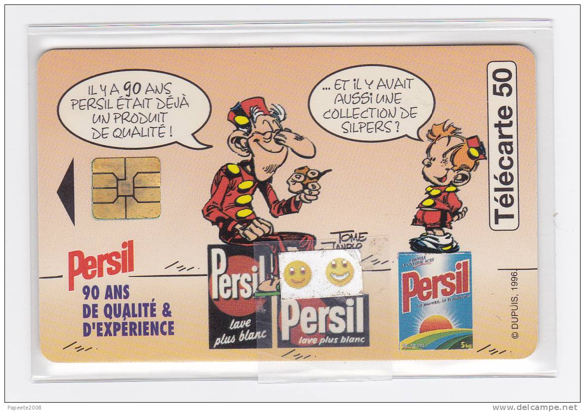 F632 / 1996 - Persil - Plus Blanc / 0 Sur Le Logo Moreno Et N° Déformé - 50 U - SO3 - TTB - Rare - 1996