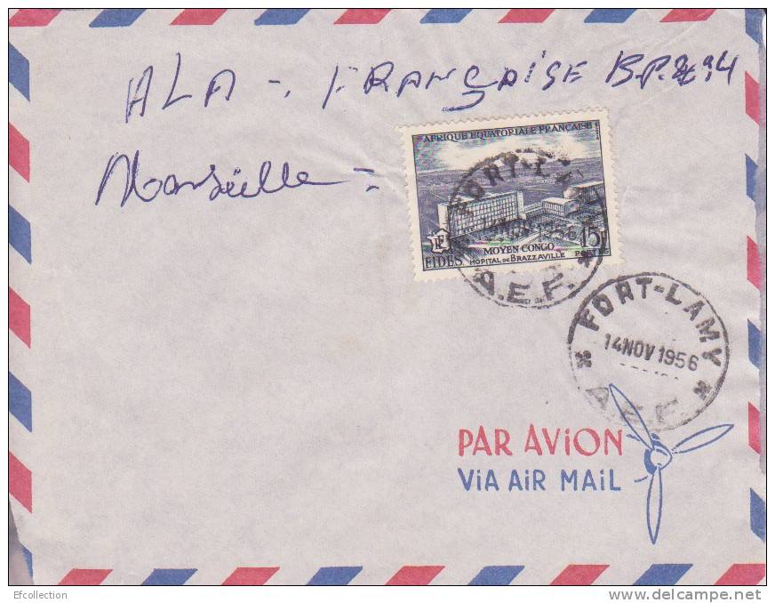 FORT LAMY - TCHAD - Colonies Francaises - Lettre - Marcophilie - Storia Postale