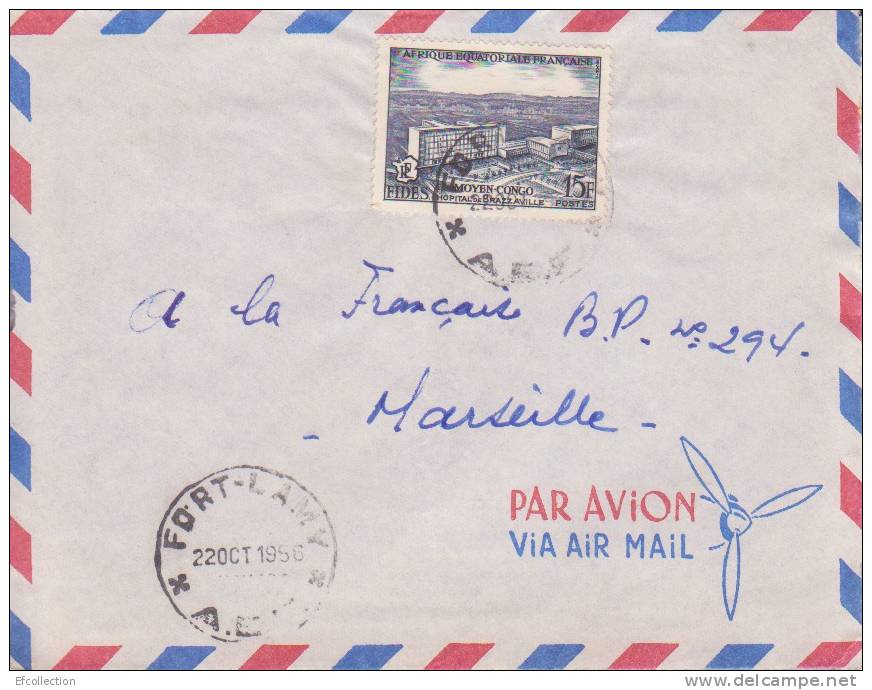 FORT LAMY - TCHAD - Colonies Francaises - Lettre - Marcophilie - Cartas & Documentos