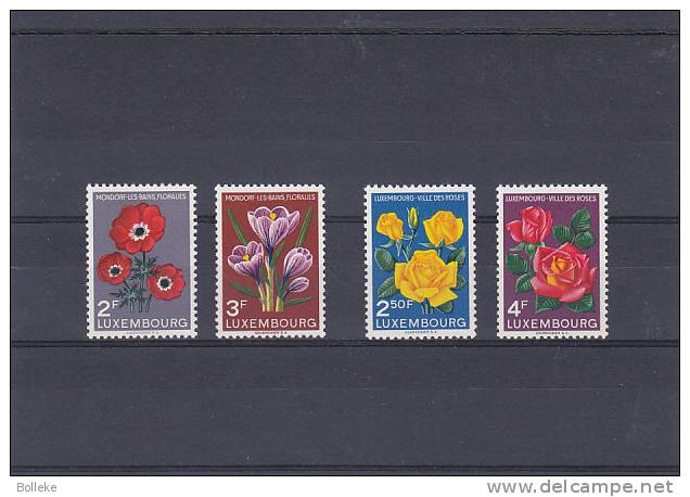 Luxembourg -  Fleurs - Yvert 506 / 509  ** - MNH - Unused Stamps