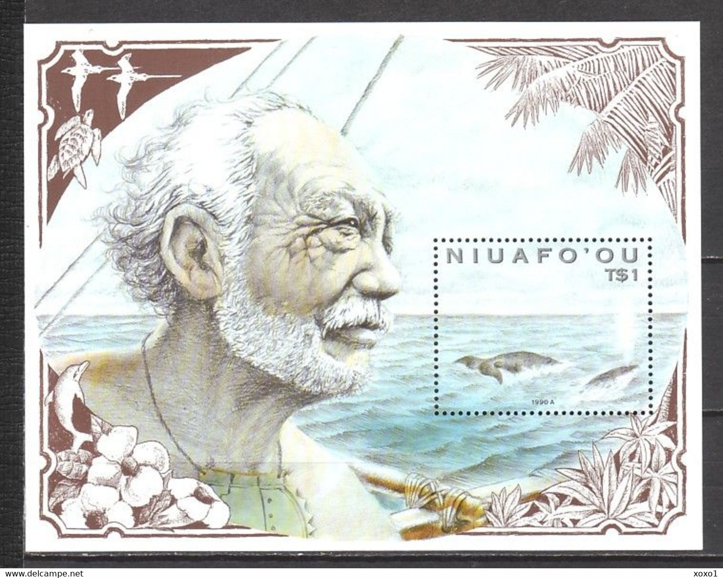 Niuafo'Ou 1990 MiNr. (Block 10) Niuafo'ou-Insel Humpback Whale ,Native 1bl MNH** 30,00 € - Wale