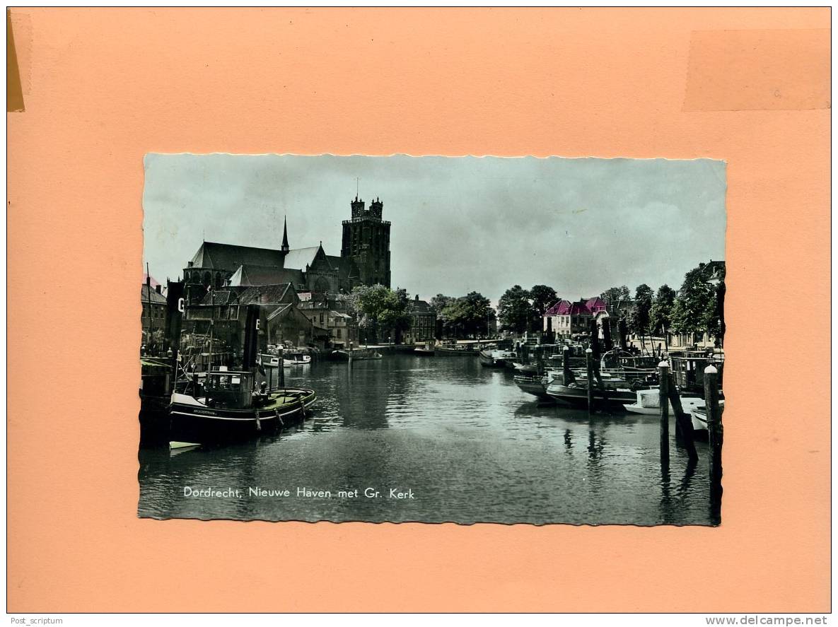 Pays Bas - Dordrecht : Nieuwe Haven Met Gr Kerk - Dordrecht