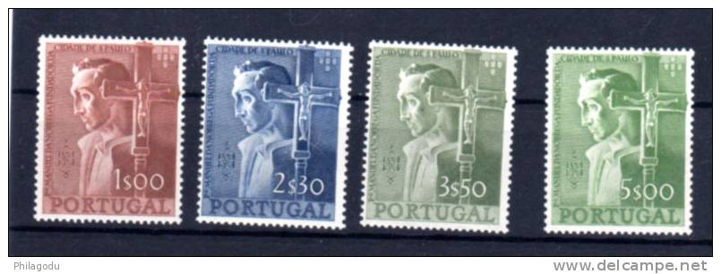 1955 ++ 400 Ans De La Ville De Sao Paulo,   Yv. 813 / 816 **, Cote 155 € - Unused Stamps