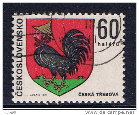 CSR+ Tschechoslowakei 1971 Mi 1996 Böhmisch Trübau - Used Stamps