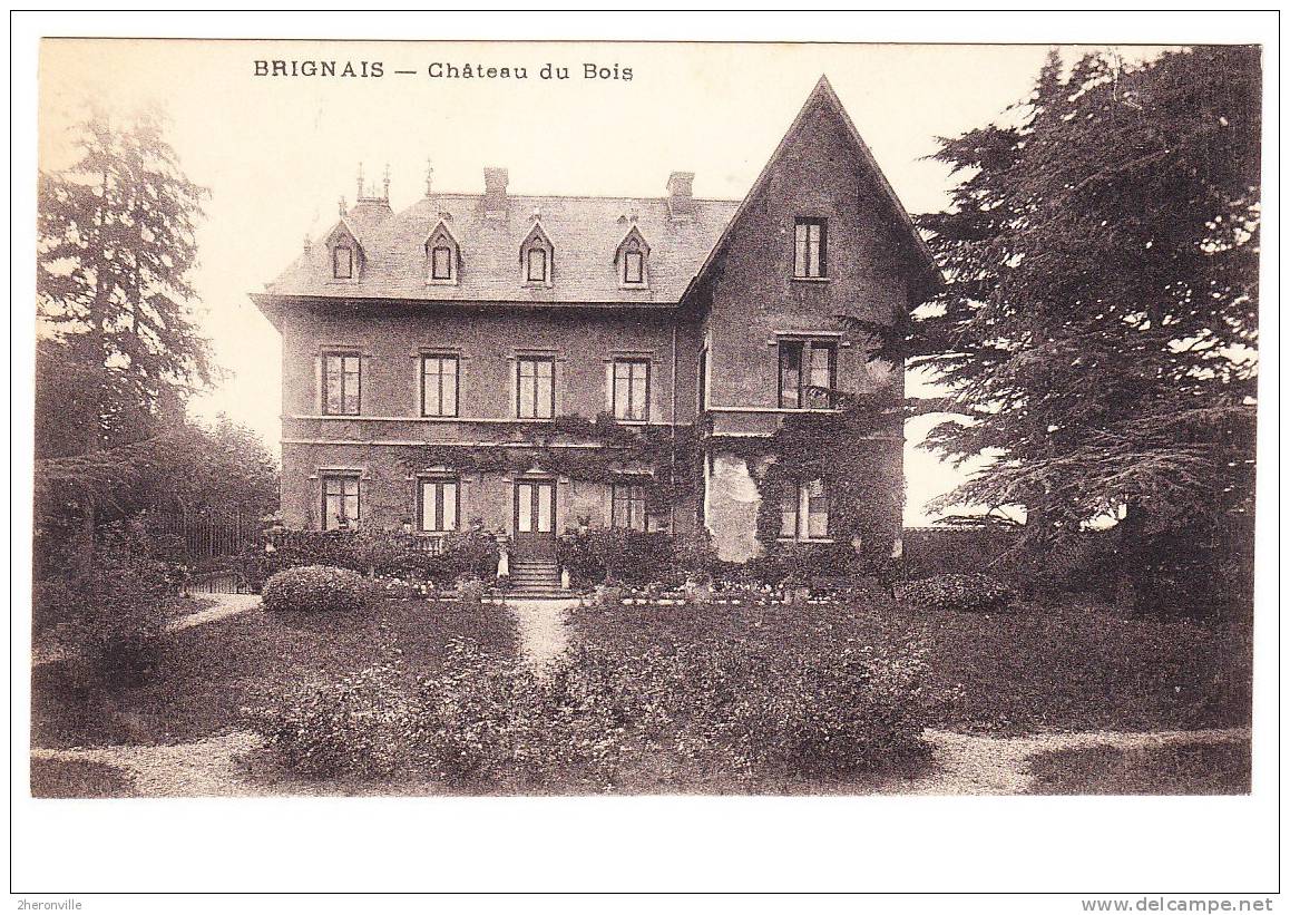 CPA - BRIGNAIS - Château Du Bois - Brignais