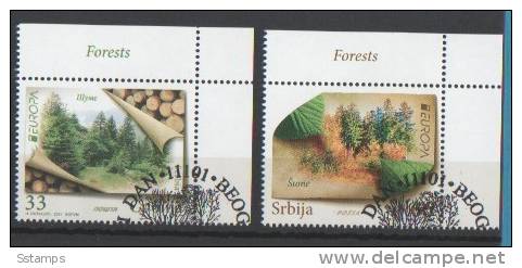 2011SRB  EUROPA 2011 CEPT FORESTS  SERBIEN SERBIA SRBIJA USED - 2011