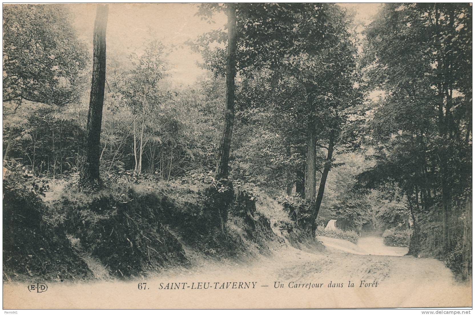 SAINT-LEU-TAVERNY - Un Carrefour Dans La Forêt - Saint Leu La Foret