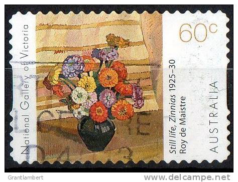 Australia 2011 Flowers- National Gallery Of Victoria - 60c Still Life, Zinnias 1925-30 Self-adhesive Used - Used Stamps