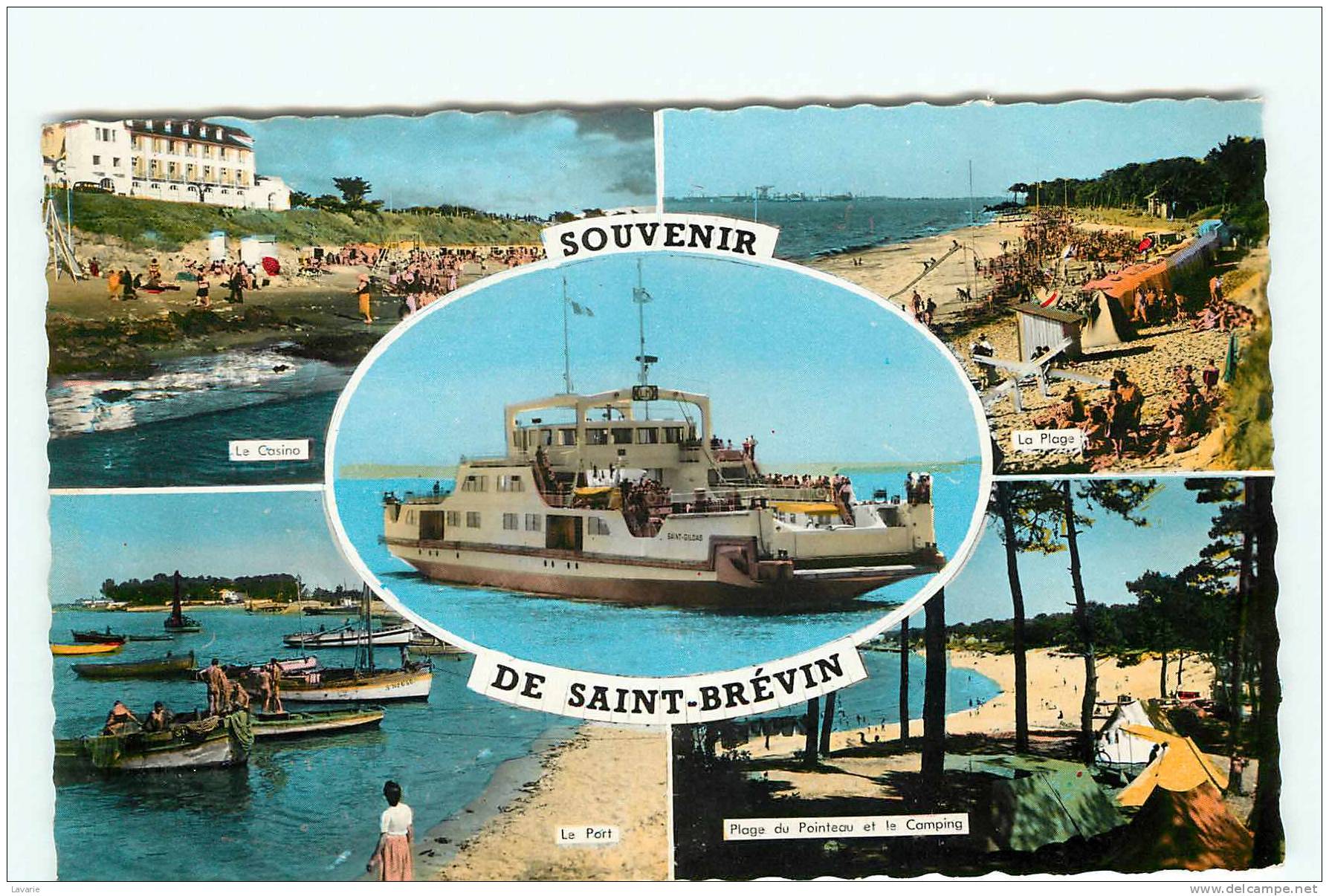 ST BREVIN LES PINS -  Le Casino - La Plage - Le Port - La Plage Du Pointeau Et Le Camping - Saint-Brevin-les-Pins