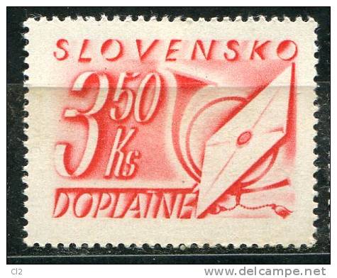 SLOVAQUIE - Y&T Taxe 38* - 20% De La Cote - Unused Stamps