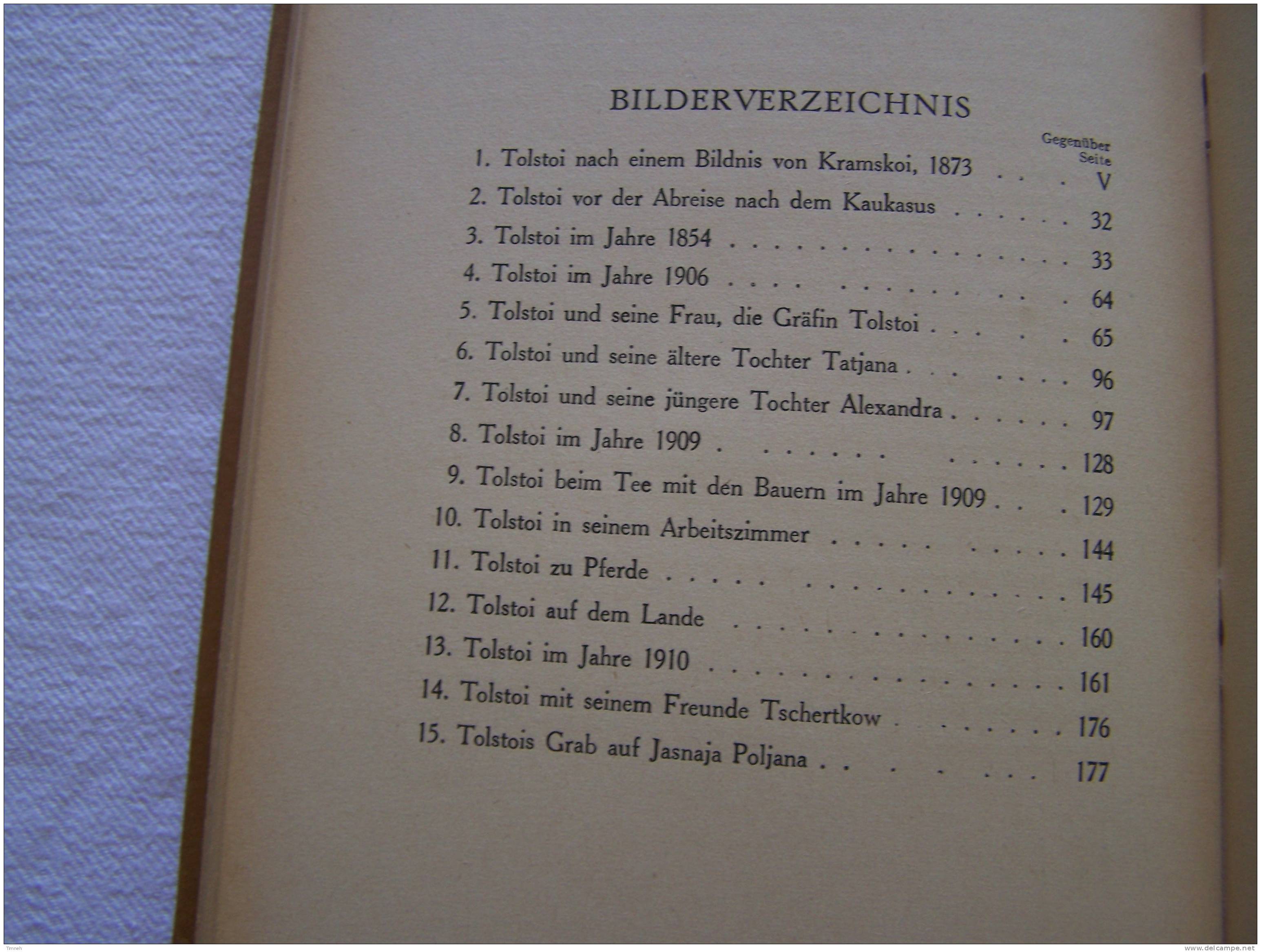 DAS LEBEN TOLSTOIS-ROMAIN ROLLAND-1922 RÜTTEN § LOENING- - Biographies & Mémoirs