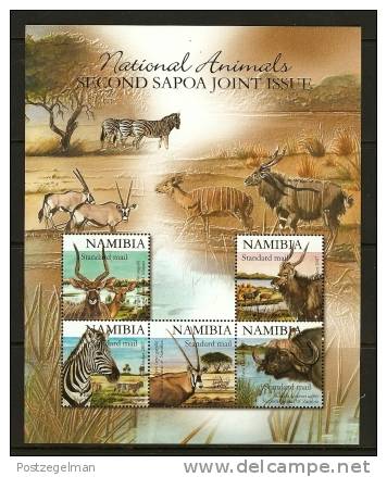 NAMIBIA 2007 Mint Never Hinged Sheet National Animals - Other & Unclassified