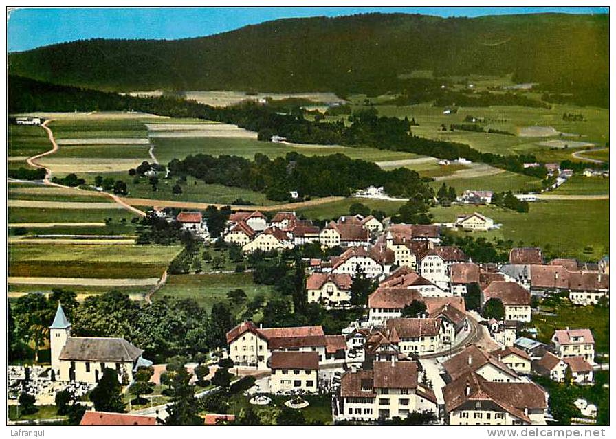 Suisse -carte Postale Grand Format - Ref 41- En Avion Au Dessus De Lignieres   -carte Bon Etat - - Lignières