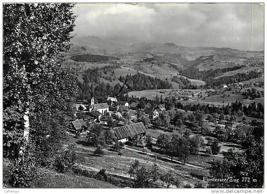 Suisse -carte Postale Grand Format - Ref 01- Finstersee / Zug -carte Bon Etat - - Zoug