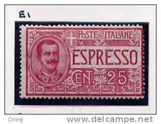 1903 - Regno -  Italia - Italy - Posta Expresso - Sass. N. 1 - Mi.85 - LH - (W0208...) - Poste Exprèsse