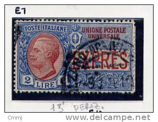 1925/26 - Regno -  Italia - Italy - Posta Expresso - Sass. N. 13 USED -  (W0208...) - Exprespost