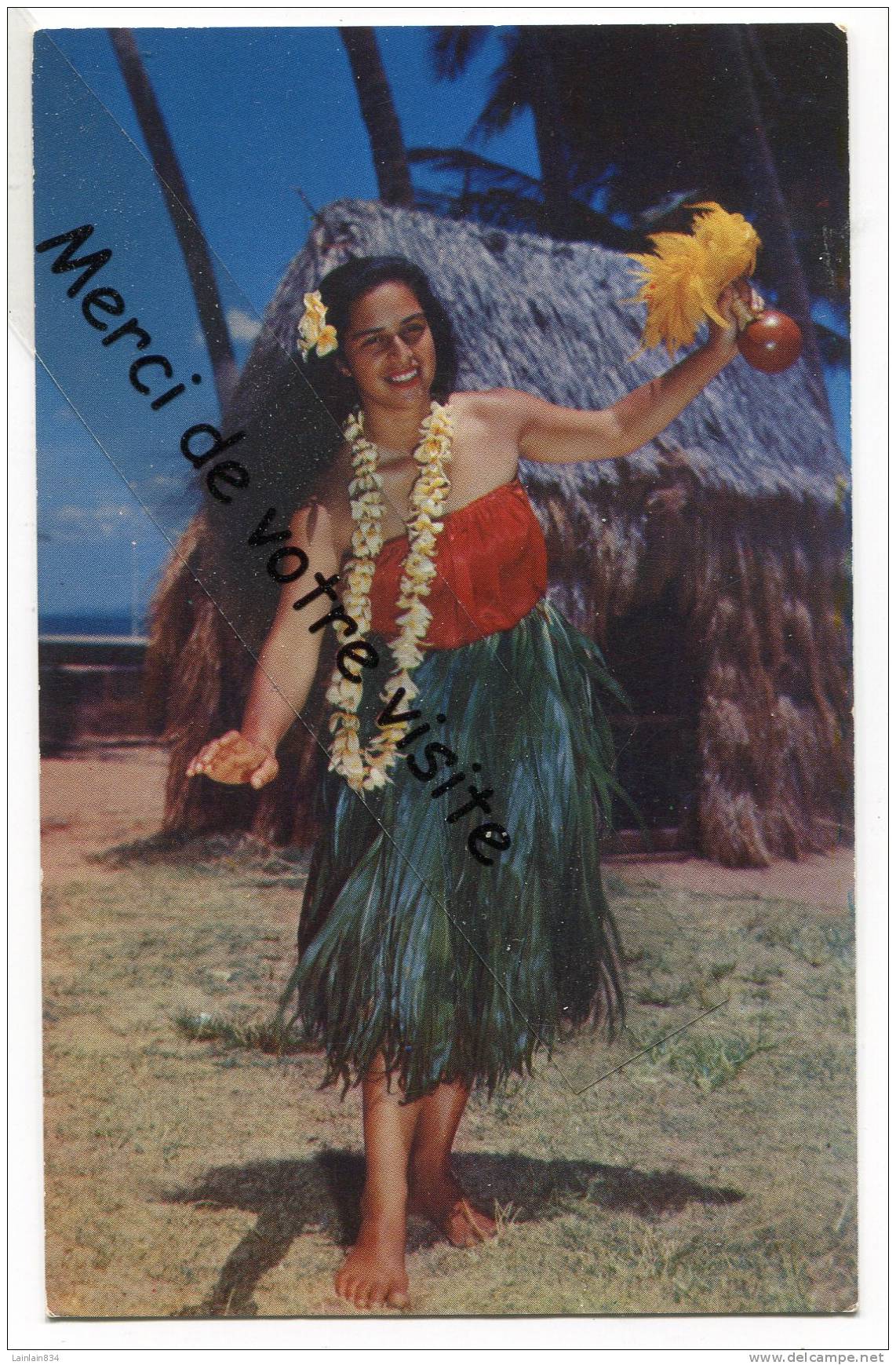 - HULA DANCER - Hawaii - Honolulu, Charmante, Toujours Neuve, Non écrite - Honolulu