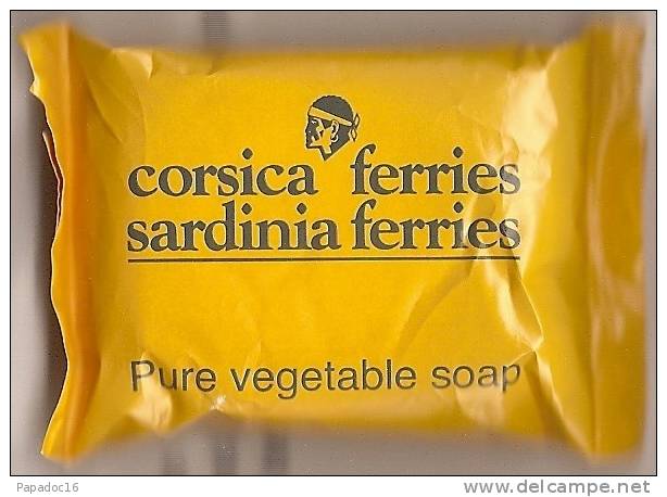 Savon - Savonnette / Seife / Soap / Jabón / Zeep - Corsica Ferries - Sardinia Ferries (pure Vegetable Soap - Kosmetika