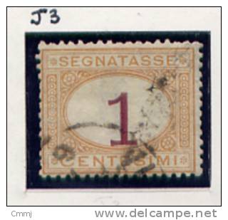 1870 - Regno -  Italia - Italy -  Segnatasse - Sass. N. 3 USED -  (W0208...) - Taxe