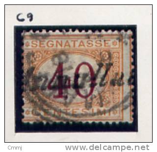 1870/74 - Regno -  Italia - Italy - - Segnatasse - Sass. N. 8 USED -  (W0208...) - Taxe