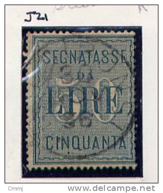 1884 - Regno -   Italia - Italy - Segnatasse - Sass. N. 15 USED -  (W0208...) - Strafport