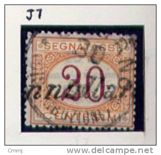 1890/94 - Regno -  Italia - Italy - Italie - Italien - Segnatasse - Sass. N. 22 USED -  (W0208...) - Strafport