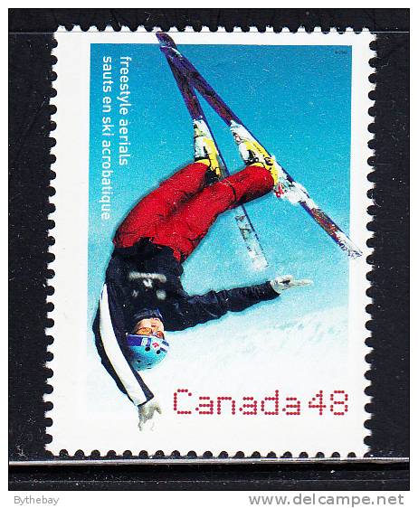 Canada MNH Scott #1938 48c Freestyle Aerial Skiing - 2002 Winter Olympics Salt Lake City - Unused Stamps