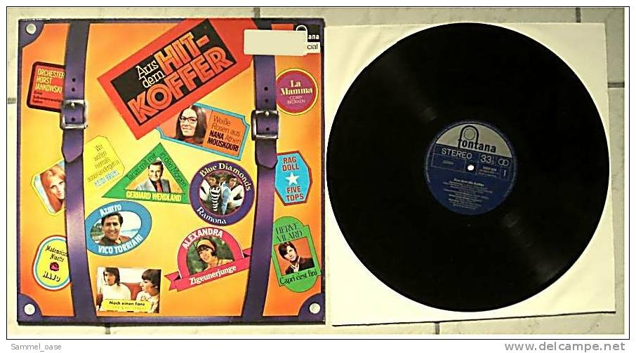 LP  Schlagerstars - Aus Dem Hit-Koffer  , Von Fontana  -   6424 024 -  Von 1972 - Sonstige - Deutsche Musik