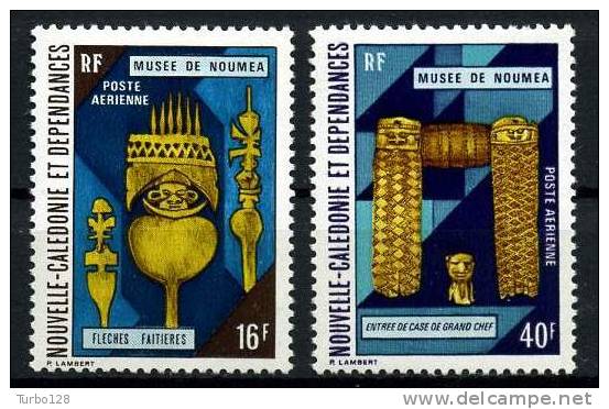 Nlle CALEDONIE 1973 PA N° 142/143 ** Neufs = MNH Superbes Cote 8.70 € Arts Musée De Nouméa - Unused Stamps