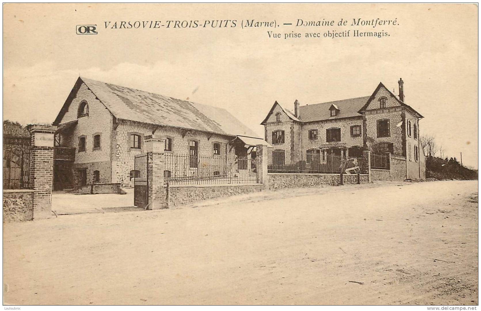 51 VARSOVIE TROIS PUITS  DOMAINE DE MONTFERRE VUE PRISE AVEC OBJECTIF  HERMAGIS - Autres & Non Classés