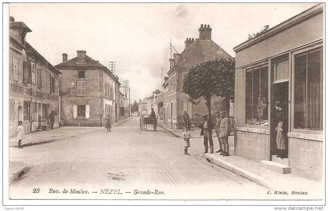 Yvelines :  Environ De Meulan :    NEZEL  Grande  Rue - Altri & Non Classificati