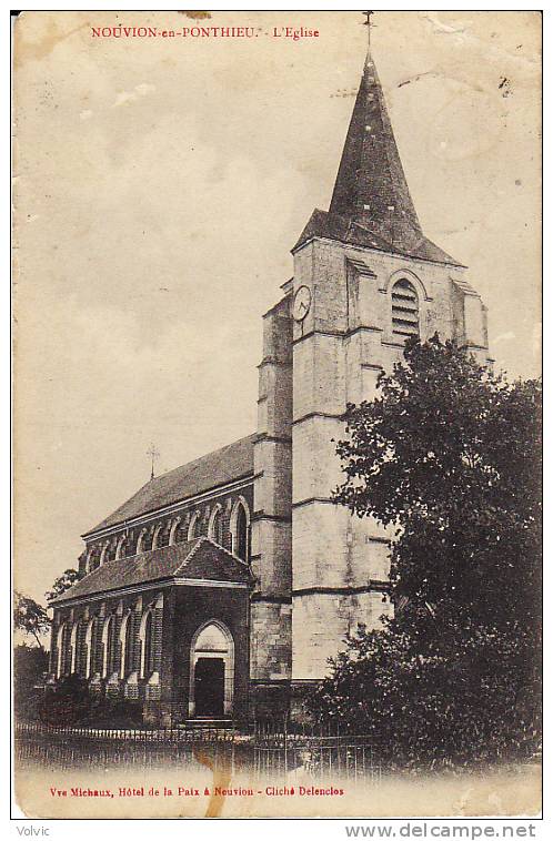 - 80 - NOUVION-en-PONTHIEU - L´Eglise - - Nouvion