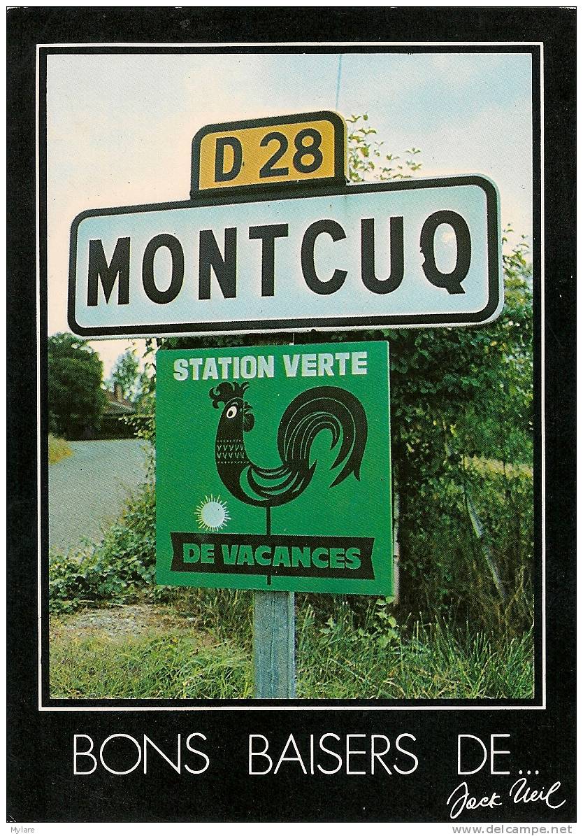 Cpm Montcuq Bons Baisers - Montcuq