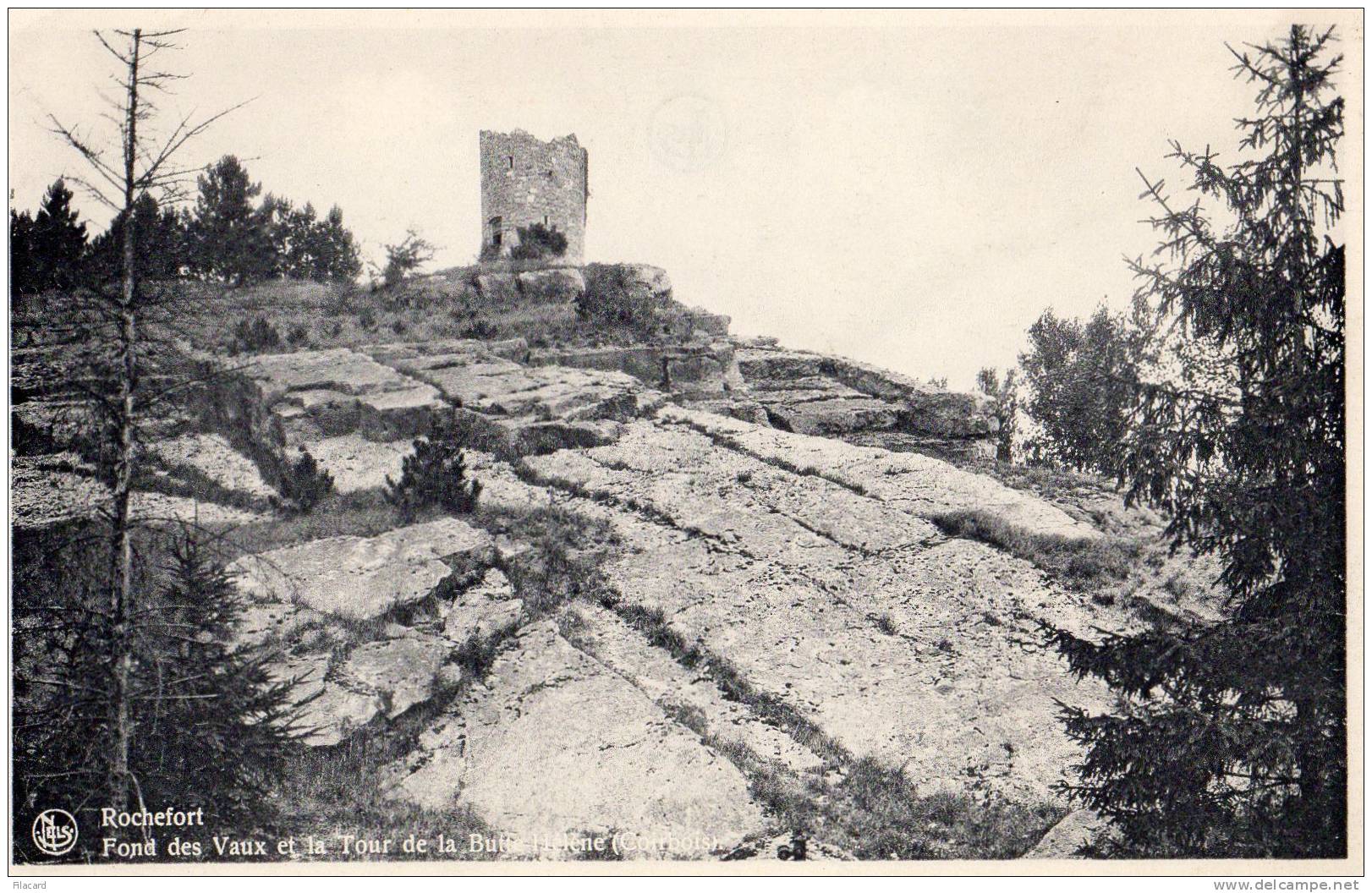 18560    Belgio,   Rochefort, Fond  Des  Vaux Et  La Tour  De La Butte  Helene(Coirbois),  NV - Rochefort