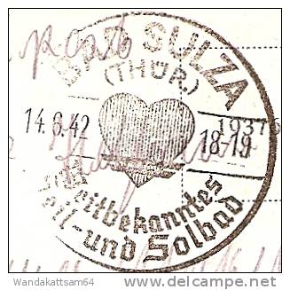 AK 19375 Solbad Bad Sulza I. Thür. Schwanenteich Mit Leuchtfontäne 14. 6. 42 18-19 BAD SULZA (THÜR.) Weitbekanntes Heil- - Bad Sulza