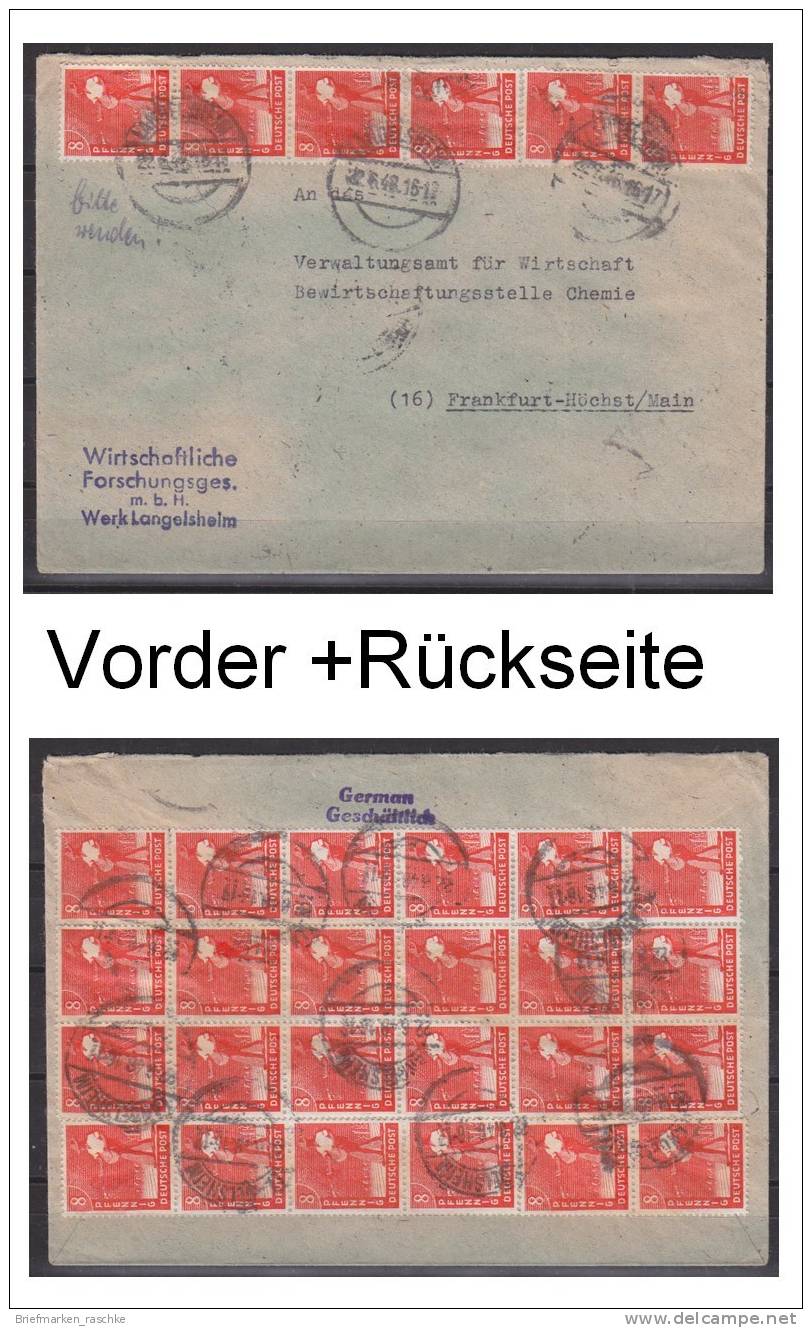 Kontrollrat,945,30x Auf Fernbrief (1978) - Lettres & Documents