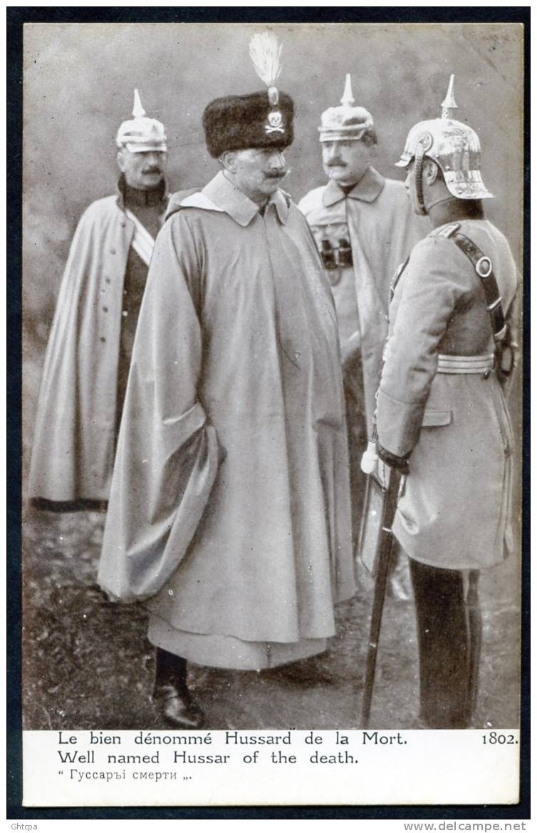 CPA. MILITAIRE PATRIOTIQUE. GUERRE EUROPÉENNE 1914. Le Bien Dénommé Hussard De La Mort. - Patriotiques