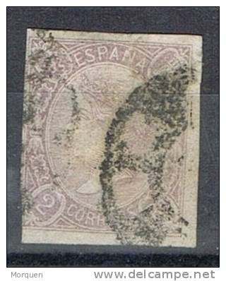 Sello 2 Reales Lila Isabel II 1865, Edifil Num 73 º - Used Stamps