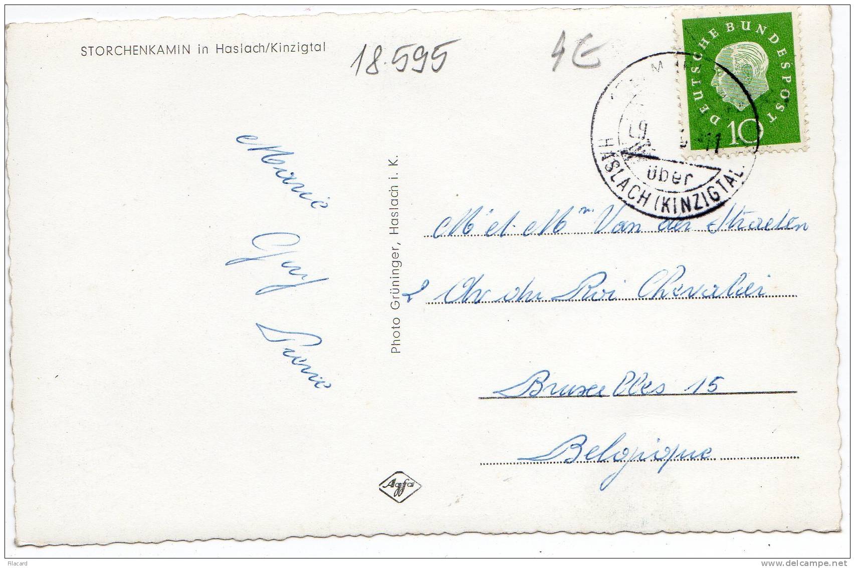 18595    Germania,  Storchenkamin  In  Haslach/Kinzigtal,  VG - Haslach
