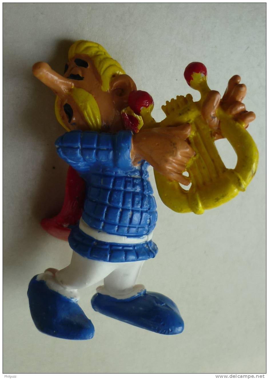 FIGURINE ASTERIX COMICS SPAIN 1984 ASSURANCETOURIX TBE VARIANTE BOUCHE NOIRE - Asterix & Obelix