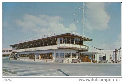 Honolulu HI Hawaii, Fisherman's Wharf Restaurant Exterior View, C1950s Vintage Postcard - Honolulu