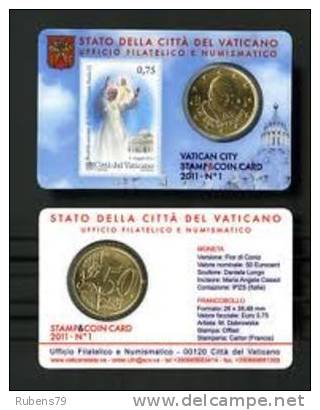 Beatificazione Papa Giovanni Paolo II - COIN CARD&STAMP 2011 - - Vaticaanstad