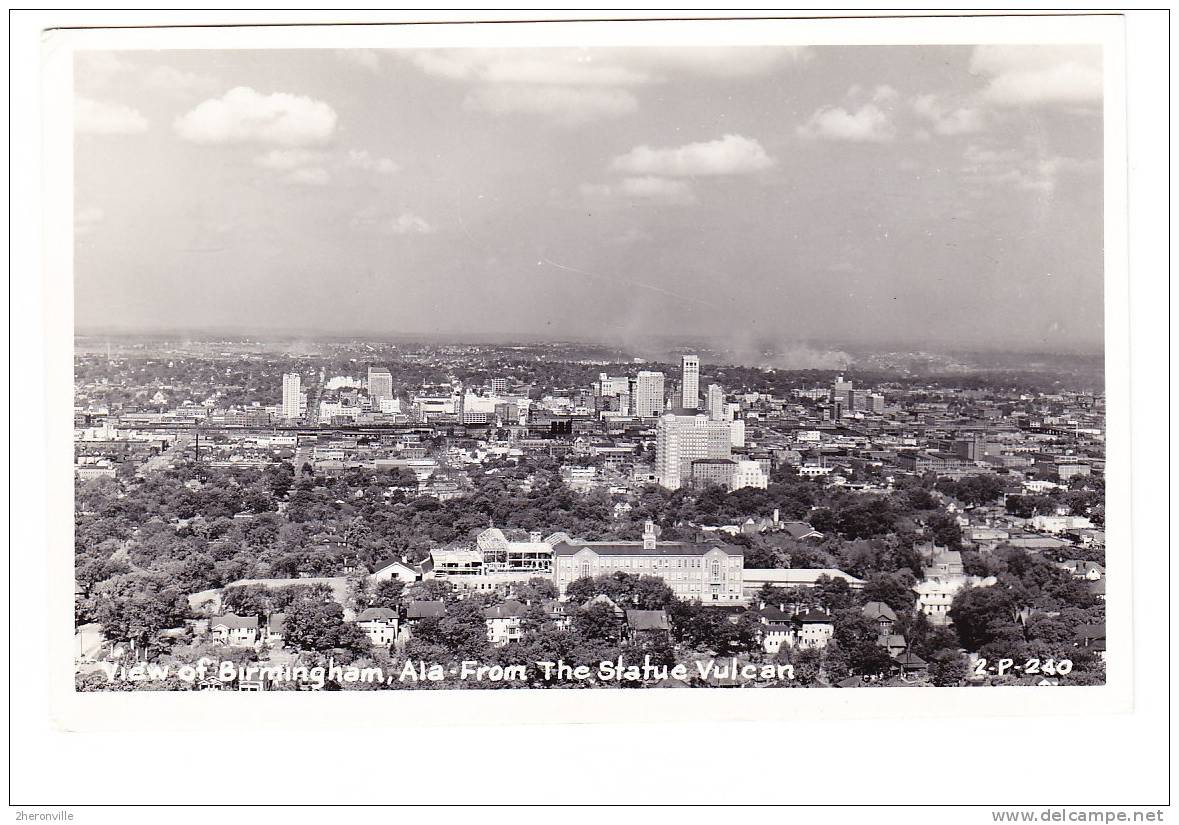 CPA - BIRMINGHAM - From The Statue Vulcan - Autres & Non Classés